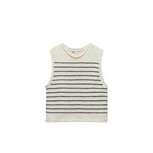 Zara Striped Knit Tank Top